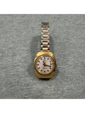 Vintage Zodiac Olympos Women’s Automatic Watch Gold Tone Case - Runs Great